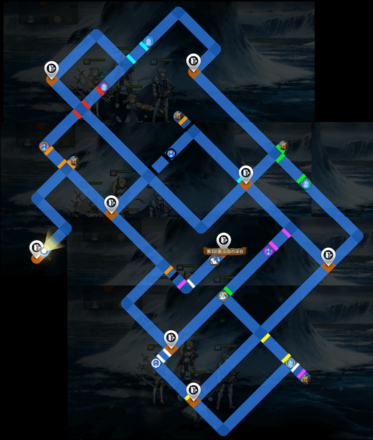 凍結した湖の画像