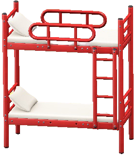 にだんベッドのレッドの画像