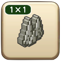 ドット風の険しい山