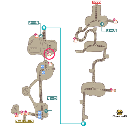 瘴気鉱山カトゥリゲスマップ