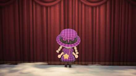 リボン帽子画像