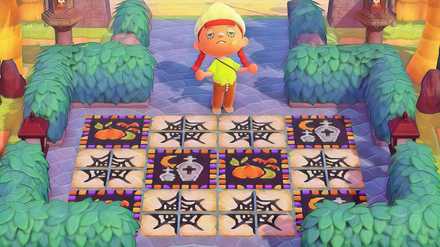 ハロウィンタイルの画像