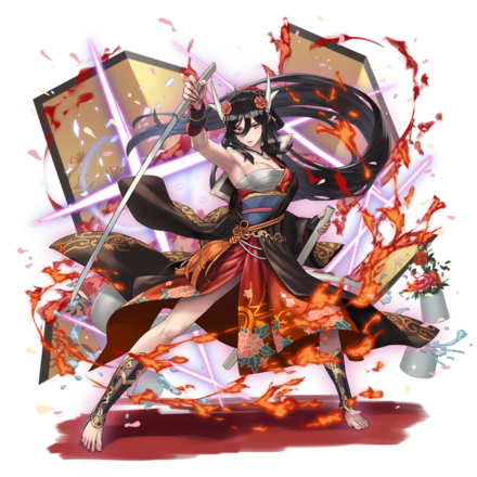 オセロニアの［流れの博徒］牡丹の画像