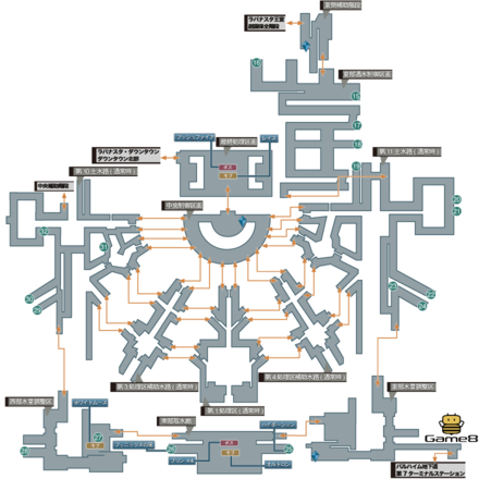 ガラムサイズ水路