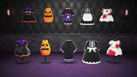 ドクロのメイド画像