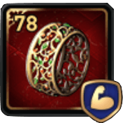 光砂で編み上げた腕輪の画像