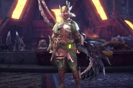 MHWのEXプケプケの重ね着