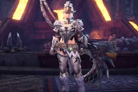 MHWのEXジャナールαの重ね着