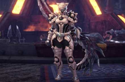 MHWのEXバルキンの重ね着