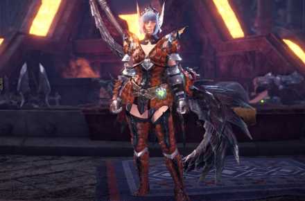 MHWのEXレウスαの重ね着