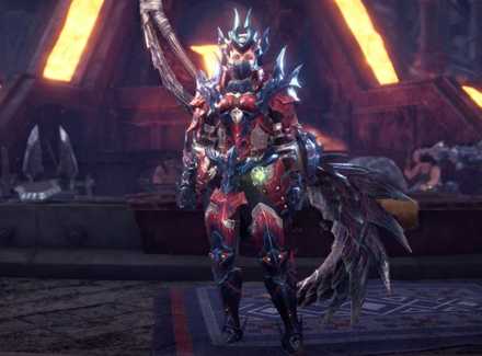 MHWのEXディノβの重ね着