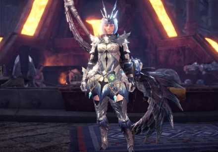 MHWのEXギエナαの重ね着