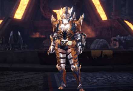 MHWのEXレックスβの重ね着