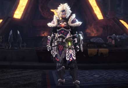 MHWのEXプライドβの重ね着