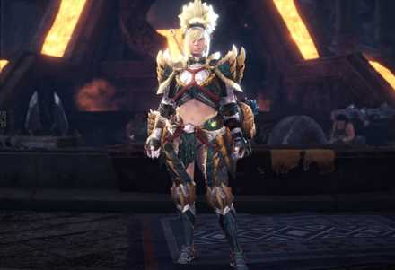 MHWのEXジンオウβの重ね着