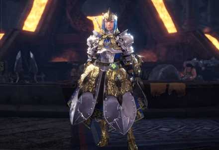 MHWのEXゴールドルナαの重ね着