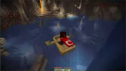 マイクラ　地底湖