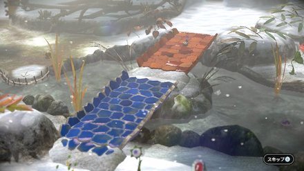 橋が完成したら果実を回収しつつ再会