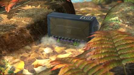 ヘビガラスを倒し奥に進むと紙袋がある