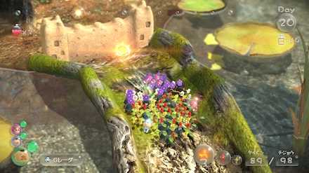 バクダン岩を利用してカベを開通