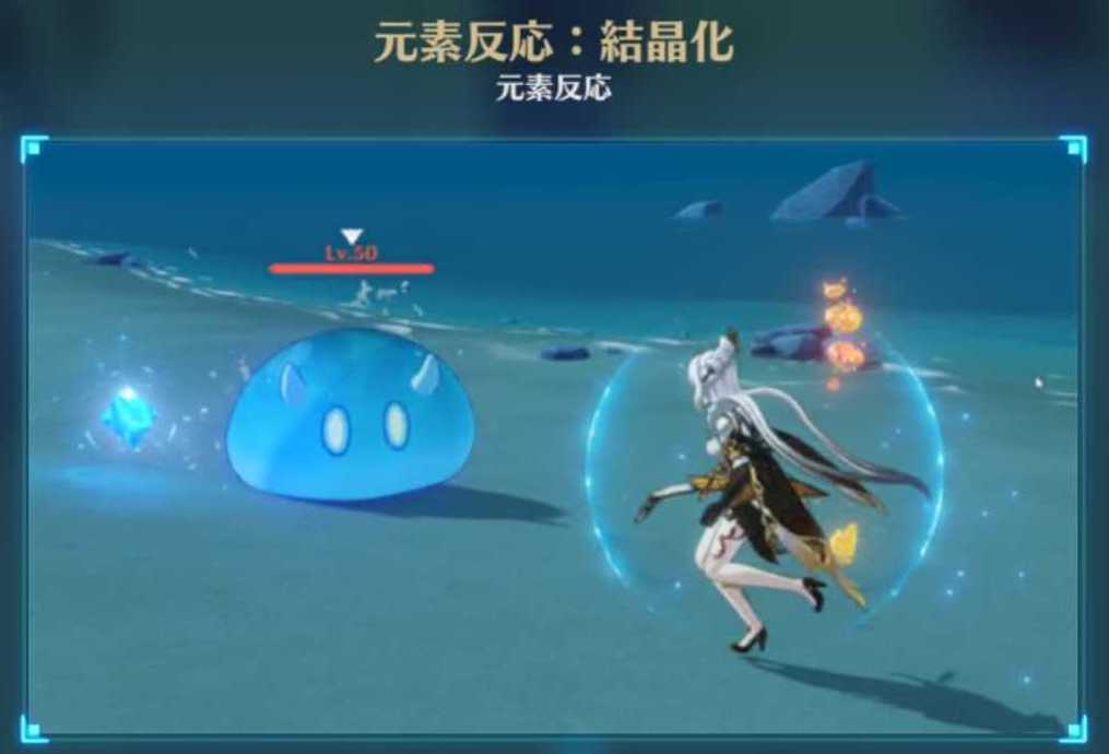 元素反応・結晶化