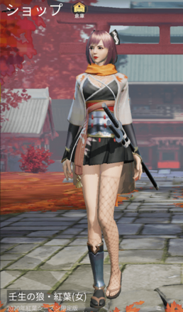 壬生の狼・紅葉画像