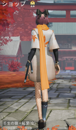 壬生の狼・紅葉画像