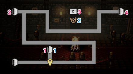 大劇場 -舞台地下- 宝箱 位置