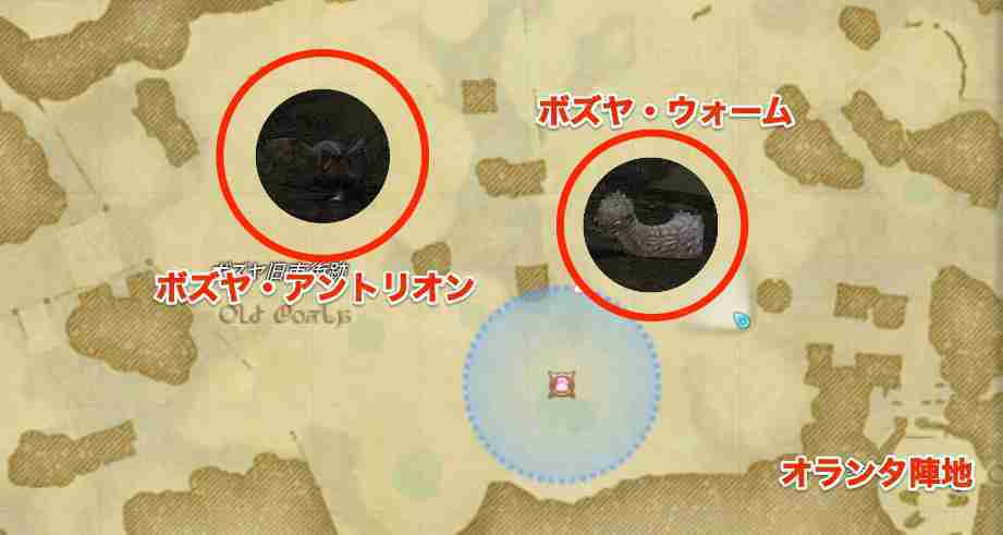 ウォームアントマップ