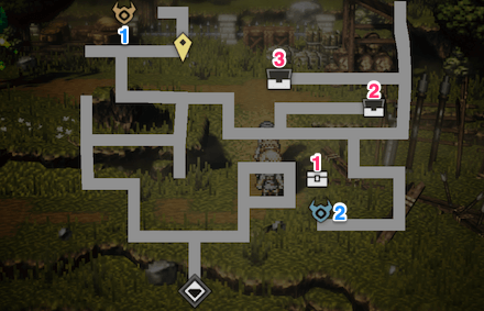 聖火騎士駐屯地 宝箱 位置