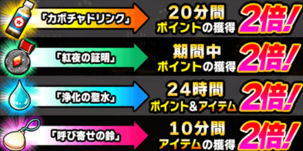 ブーストアイテム