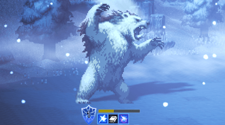 獰猛なフロストベアー