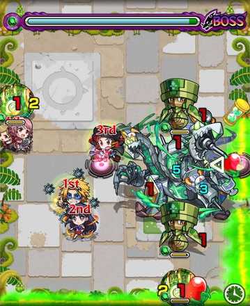 ピキュールドラゴン ボス1 処理後