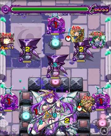 闇クイバタのボス1ステージ画像