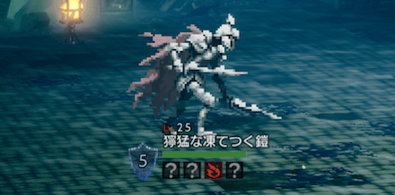 獰猛な凍てつく鎧