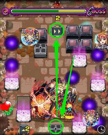 トレノバ ボス2 移動後