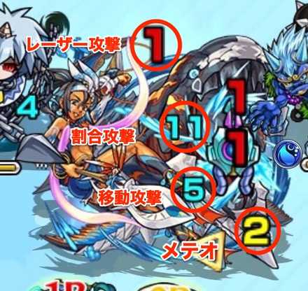 シーラ 攻撃パターン