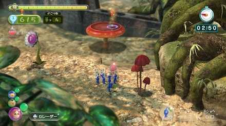 ピョンピョンダケでバクダン岩を移動させる