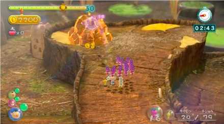 後は東の高台の果実を回収