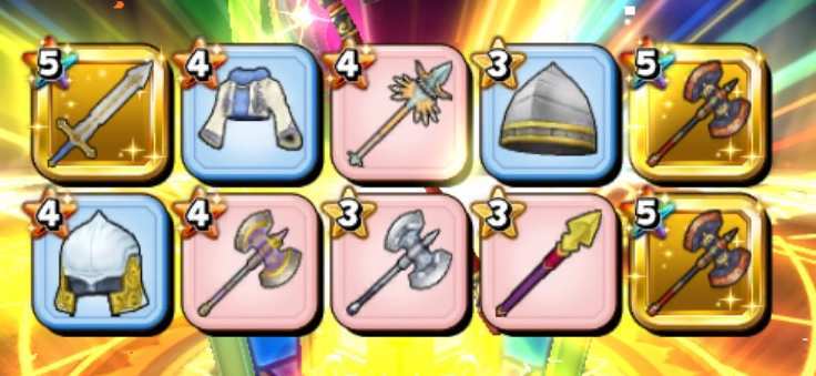 ガチャ結果の画像