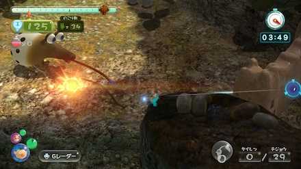 バクダン岩でチャッピーを倒す