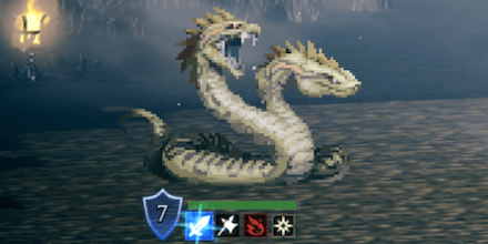 獰猛なフタゴヘビ