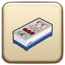 ローソンのアイス棚