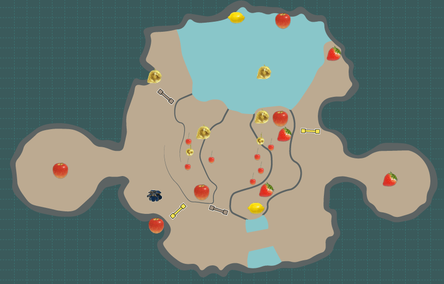 落葉の回廊のマップ