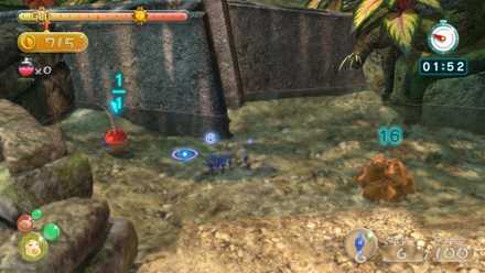 水中は青ピクミンに任せよう