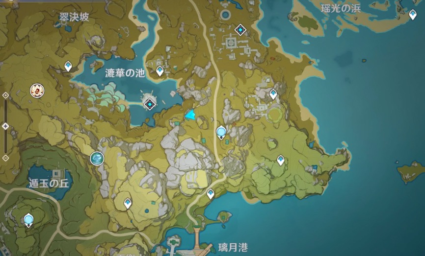 レシピは璃月の世界任務で入手