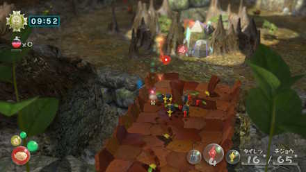 二手に分かれる