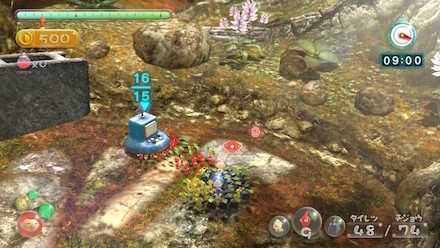 赤ピクミンで運ぶ