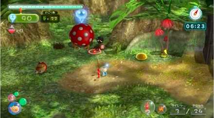 まずはピクミンを回収し増やす