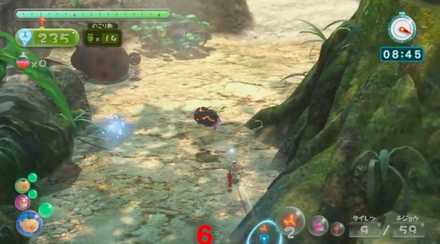 バクダン岩を利用しつつ原生生物を倒す